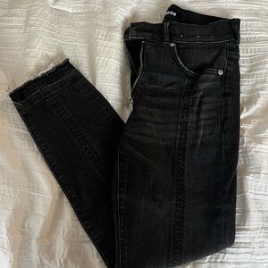 Guess Charcoal Cropped Skinny Jeans